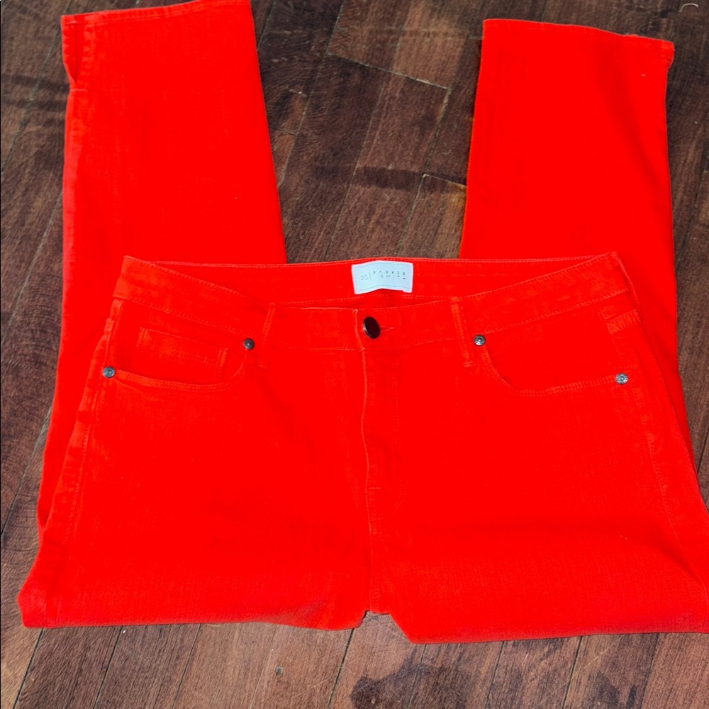 PARKER SMITH Fiery Red/Orange Denim
